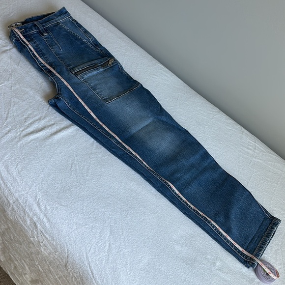 FREE PEOPLE Front Pocket Zipper Jeans - Picture 10 of 12
